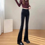 Ella™ Dames High Waist Flared Broek