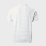 Liam | Wafelstructuur Poloshirt met opvallende contrastkleur