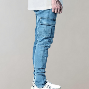 Carlijn™ Heren Slim Fit Cargo Jeans