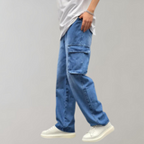 Zachary™ Heren Baggy Cargo Jeans