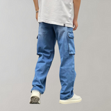 Zachary™ Heren Baggy Cargo Jeans