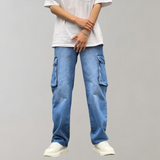 Zachary™ Heren Baggy Cargo Jeans