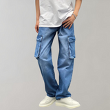 Zachary™ Heren Baggy Cargo Jeans