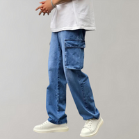 Zachary™ Heren Baggy Cargo Jeans