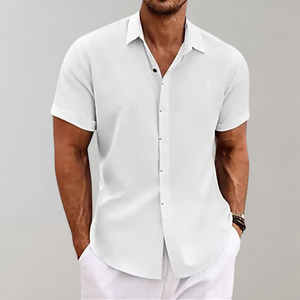 Elijah | Relaxed Fit Korte Mouwen Stijlvol Zomerhemd