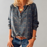 Amelia™ Dames Blouse met Boho Print