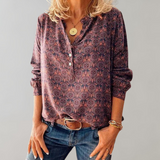 Amelia™ Dames Blouse met Boho Print