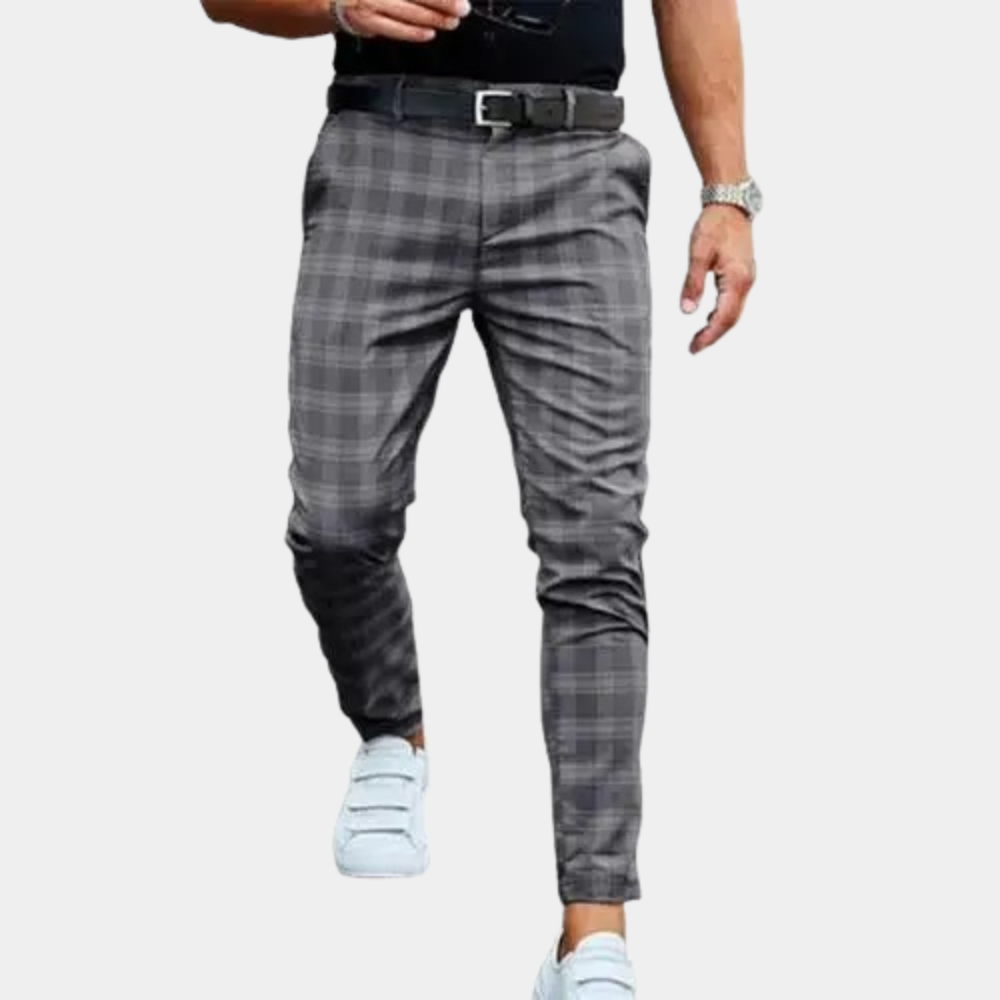 Archie™ Modieuze Heren Geruite Broek