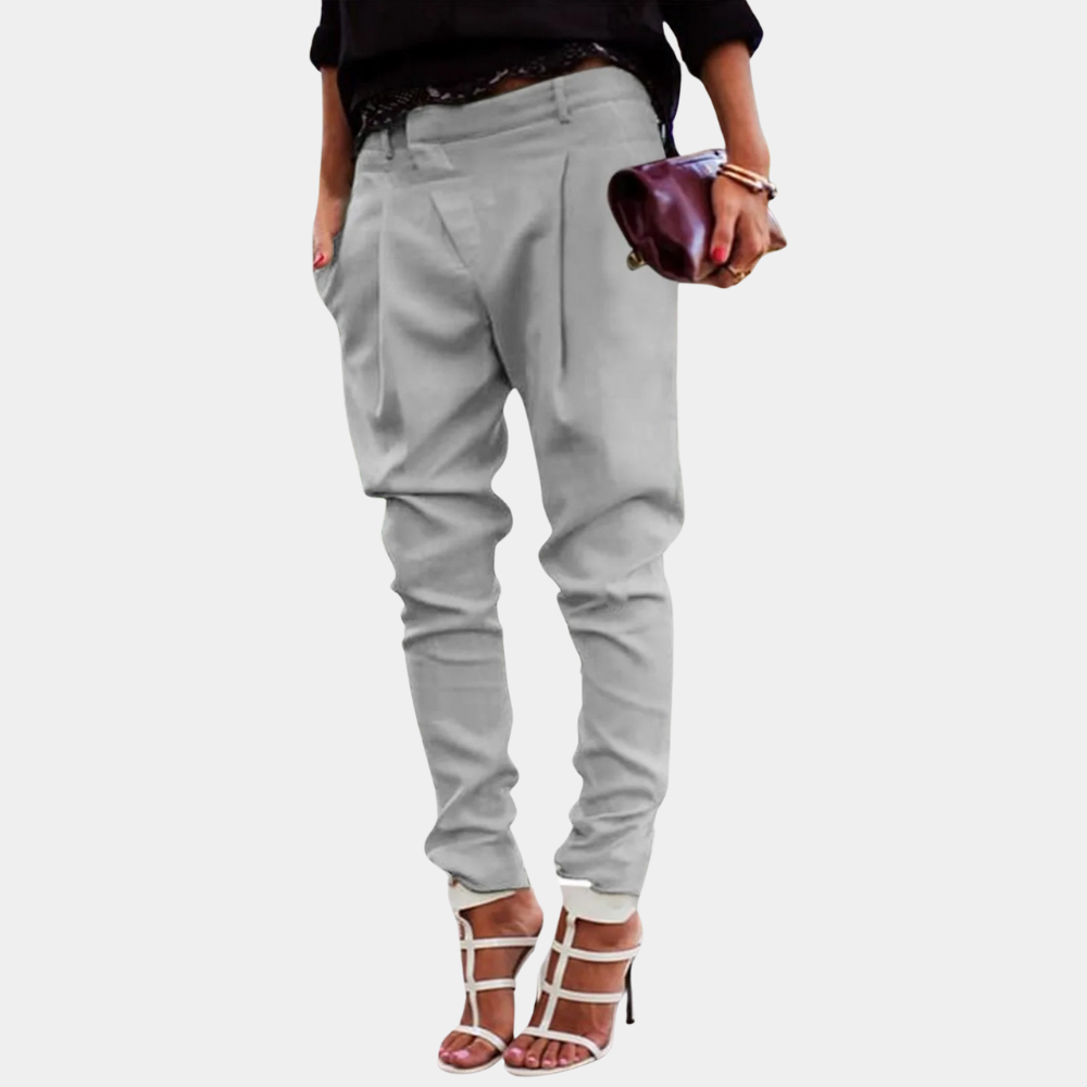 Elsie™ Dames Geplooide Chino Jogger