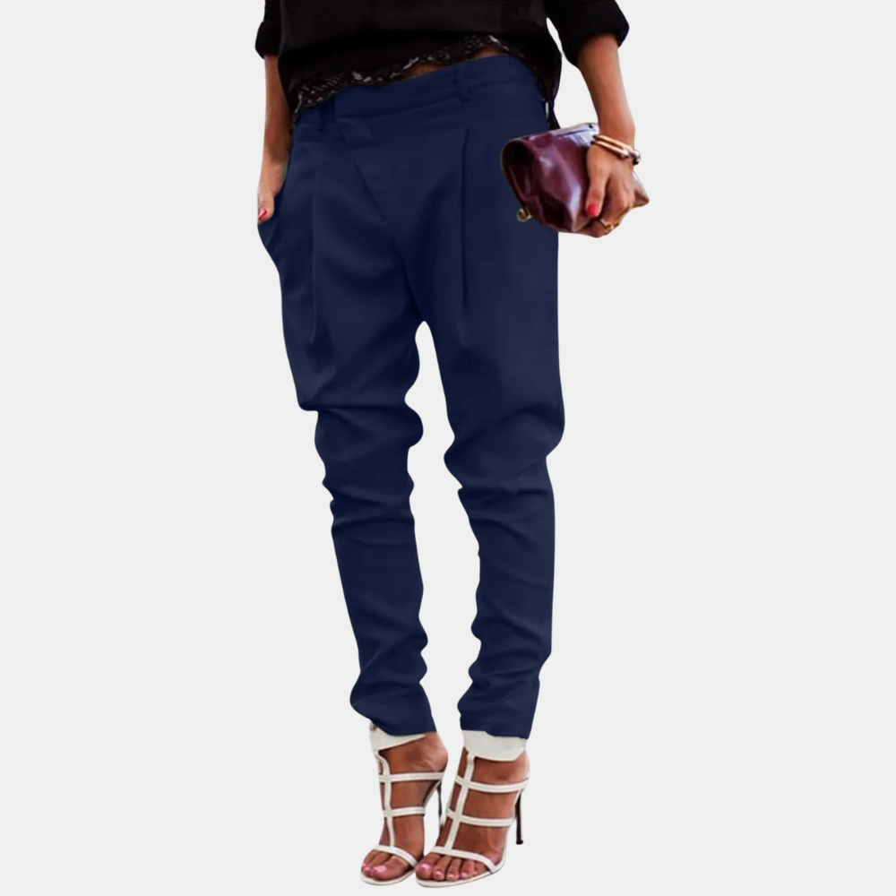 Elsie™ Dames Geplooide Chino Jogger