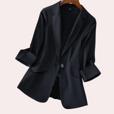 Pippa™ Dames Blazer met Opgerolde Mouwen