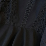 Sophie™ Elegante Zwarte Damesblouse