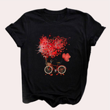 Mirielle - Zomerse T-shirt voor dames met decoratieve print