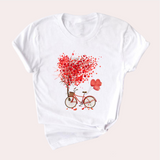 Mirielle - Zomerse T-shirt voor dames met decoratieve print
