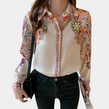 Emily™ Dames Blouse met Bloemenprint