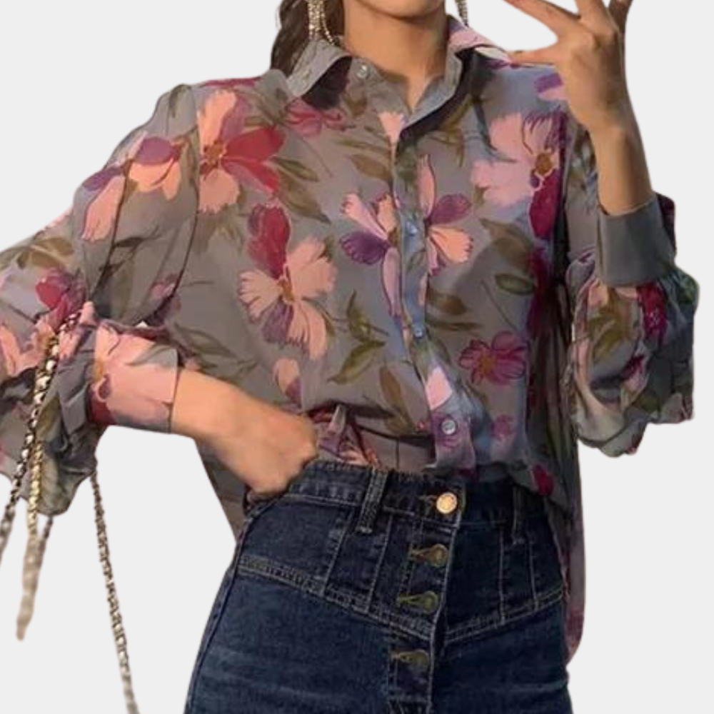 Eleanor™ Dames Chiffon Blouse