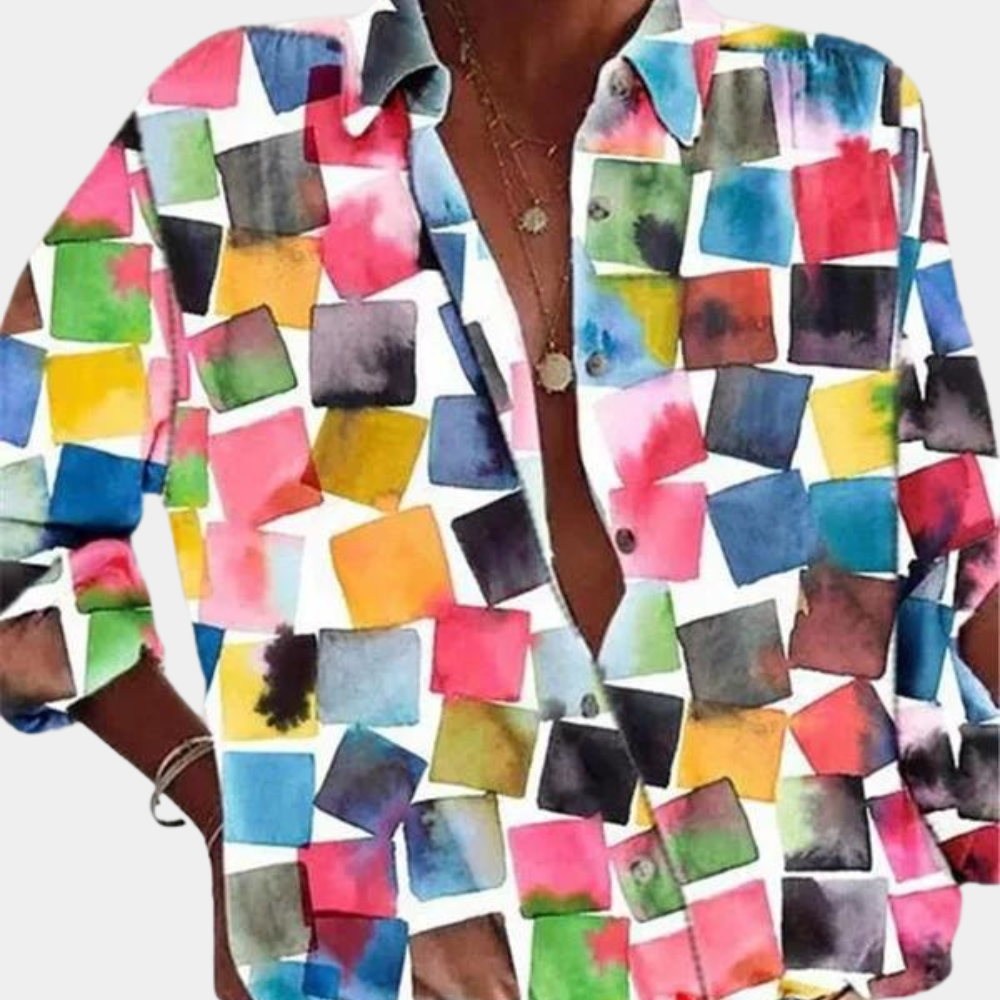 Miranda™ Elegante Blouse met Bloemenprint