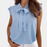 Matilda™ Dames Mouwloze Top met Strik