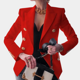 Lydia™ Dames Blazer met Goudkleurige Knopen