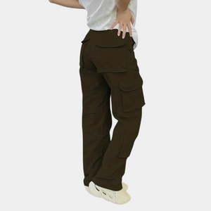 Bonnie™ Dames Straight Fit Cargo Broek