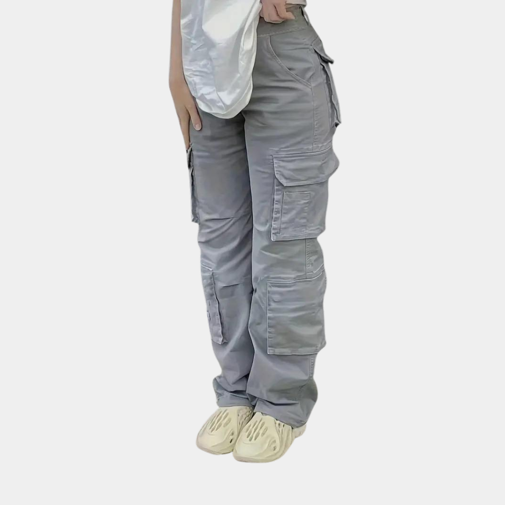 Bonnie™ Dames Straight Fit Cargo Broek