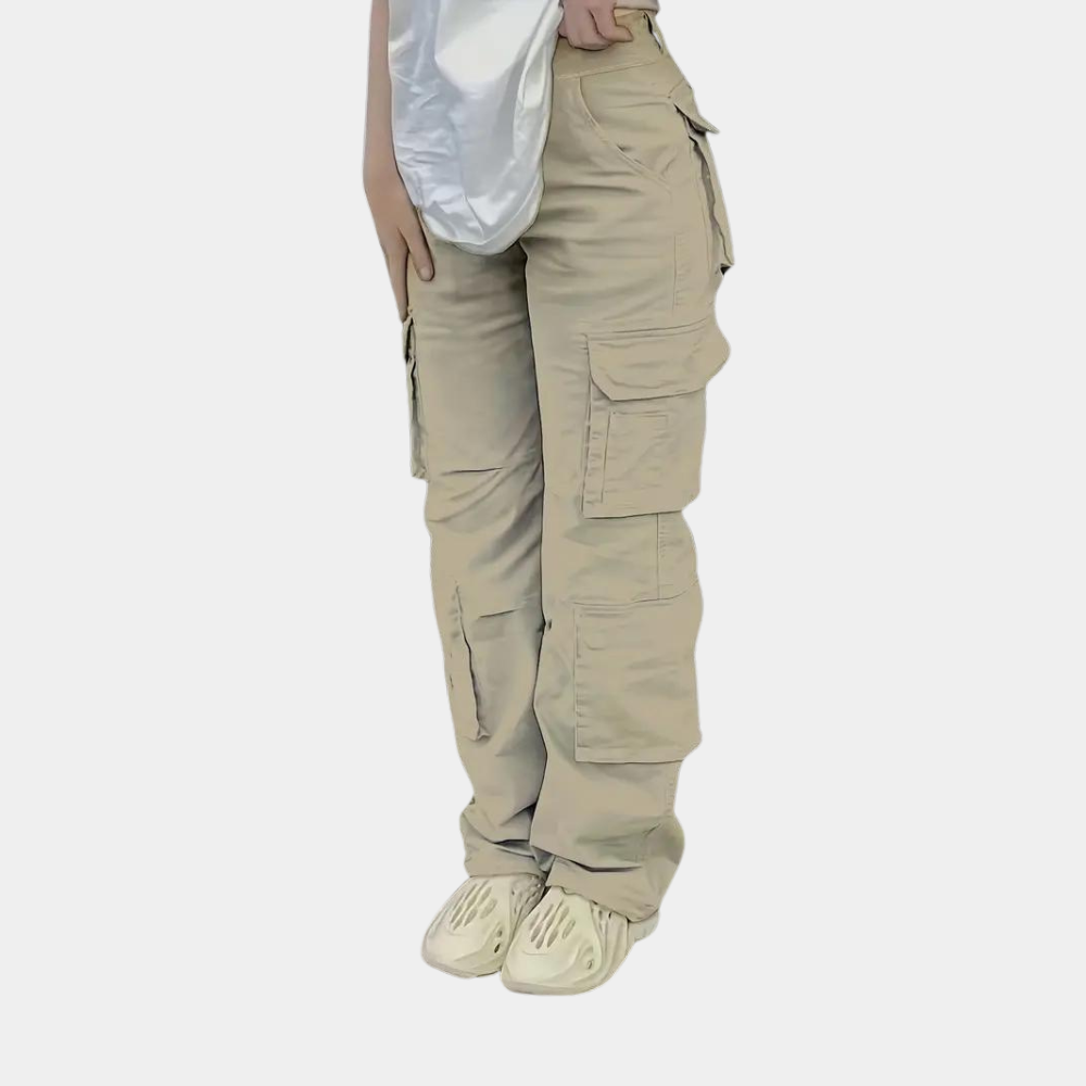 Bonnie™ Dames Straight Fit Cargo Broek