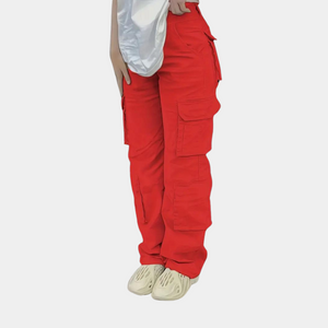 Bonnie™ Dames Straight Fit Cargo Broek