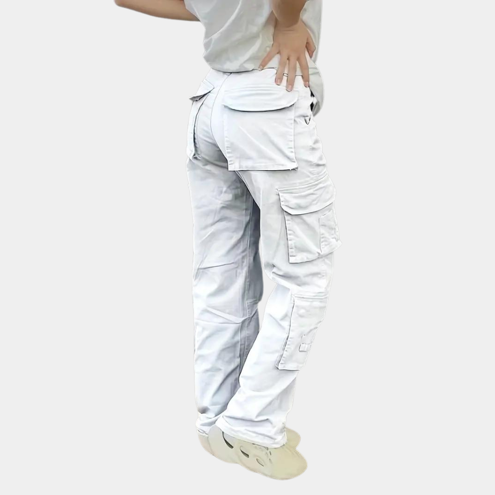 Bonnie™ Dames Straight Fit Cargo Broek