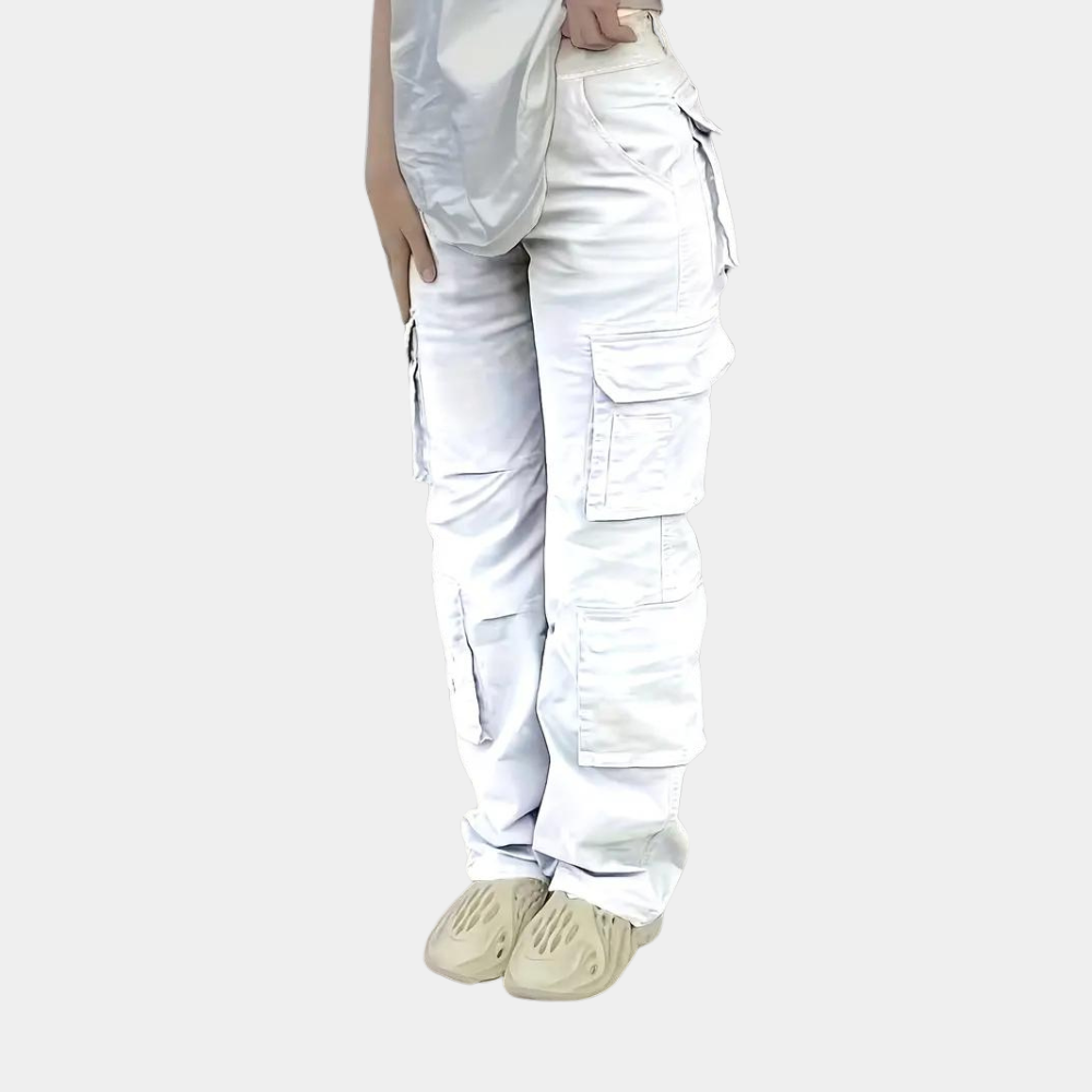 Bonnie™ Dames Straight Fit Cargo Broek