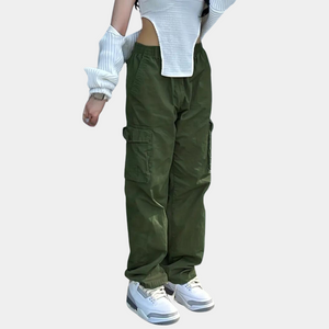 Zoe™ Dames Oversized Cargo Broek