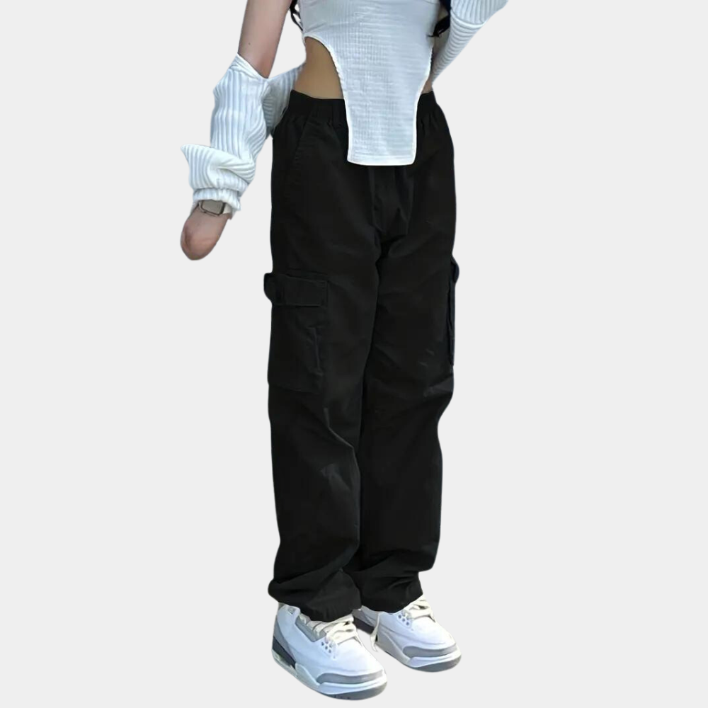 Zoe™ Dames Oversized Cargo Broek