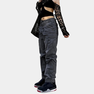 Zoe™ Dames Oversized Cargo Broek