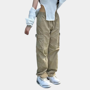Zoe™ Dames Oversized Cargo Broek