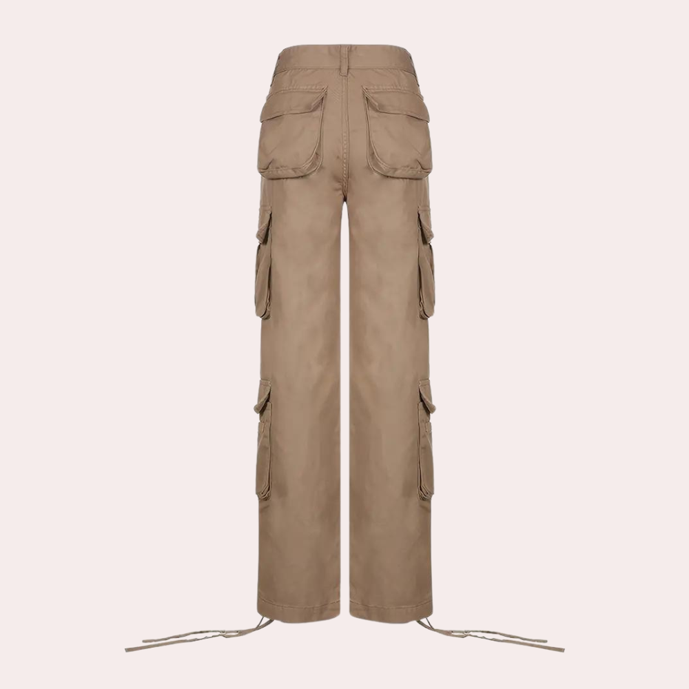 Violet™ Dames Oversized Cargo Broek