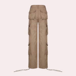 Violet™ Dames Oversized Cargo Broek