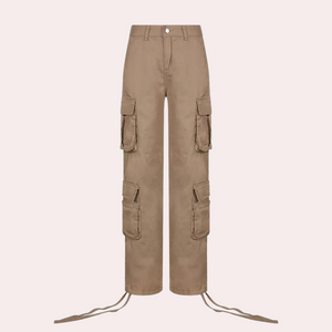 Violet™ Dames Oversized Cargo Broek