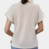 Lazda - Stijlvol Zomert-shirt met ronde hals