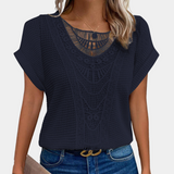 Lazda - Stijlvol Zomert-shirt met ronde hals