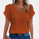 Lazda - Stijlvol Zomert-shirt met ronde hals