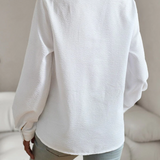 Blouse™ met Ruches | Lichtgewicht Katoen | Tijdloos en Elegant