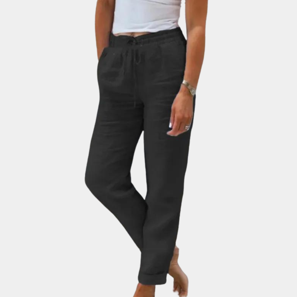 Harriet™ Dames Linnenlook Broek