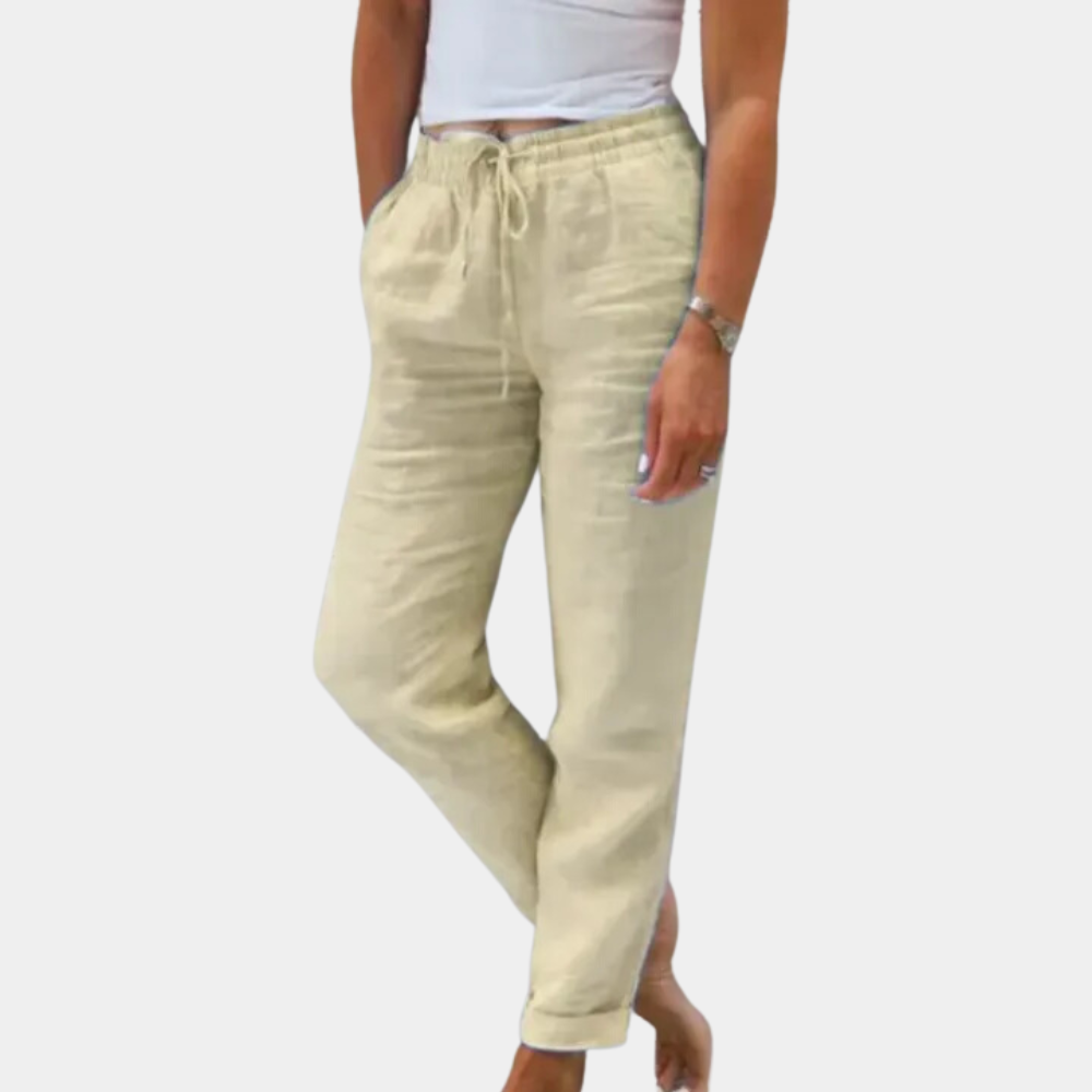 Harriet™ Dames Linnenlook Broek