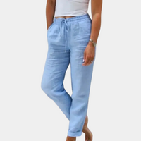 Harriet™ Dames Linnenlook Broek