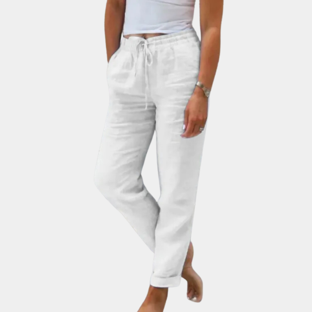 Harriet™ Dames Linnenlook Broek