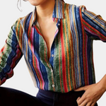 Cecilia™ Dames Blouse met Multicolor