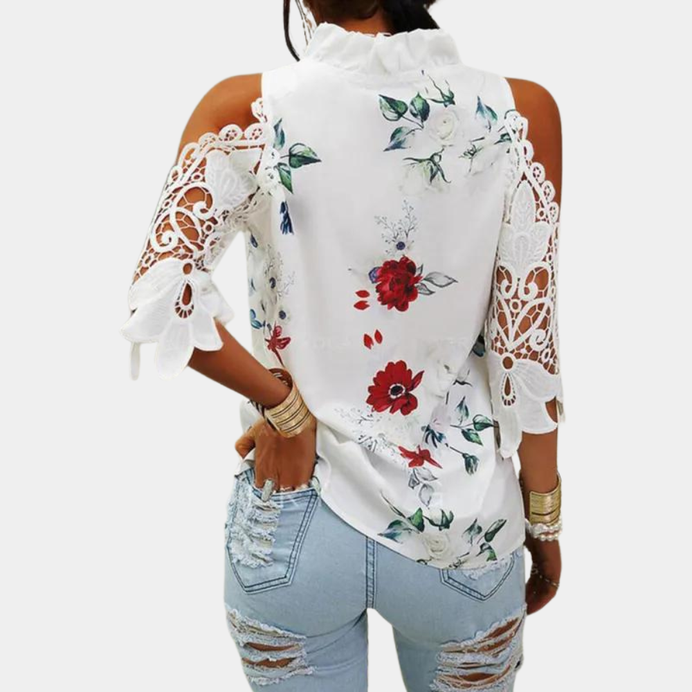Ruby™ Dames Cold Shoulder Blouse