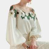 Maddison™ Dames Off-Shoulder Blouse
