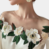 Maddison™ Dames Off-Shoulder Blouse
