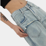 Evangeline™ Dames Baggy Jeans