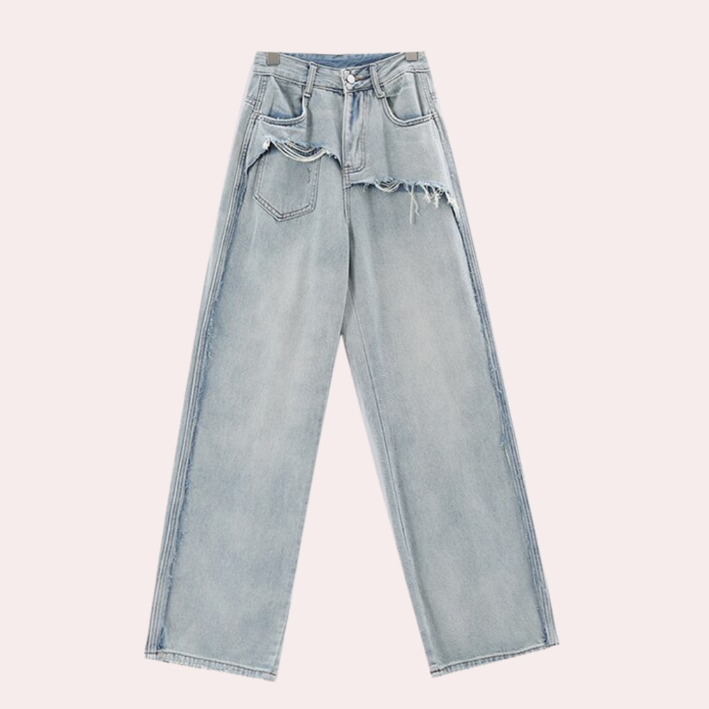 Evangeline™ Dames Baggy Jeans